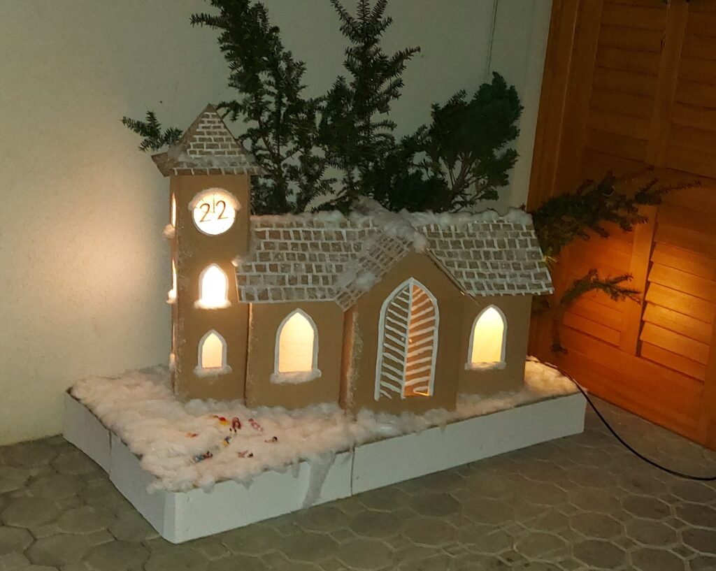 Adventkalender Türchen Kästchen Fenster 22
